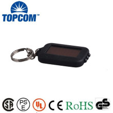 Topcom Plastic LED Lampe de poche KeyChain avec panneau solaire / 3 LED Lampe de poche solaire